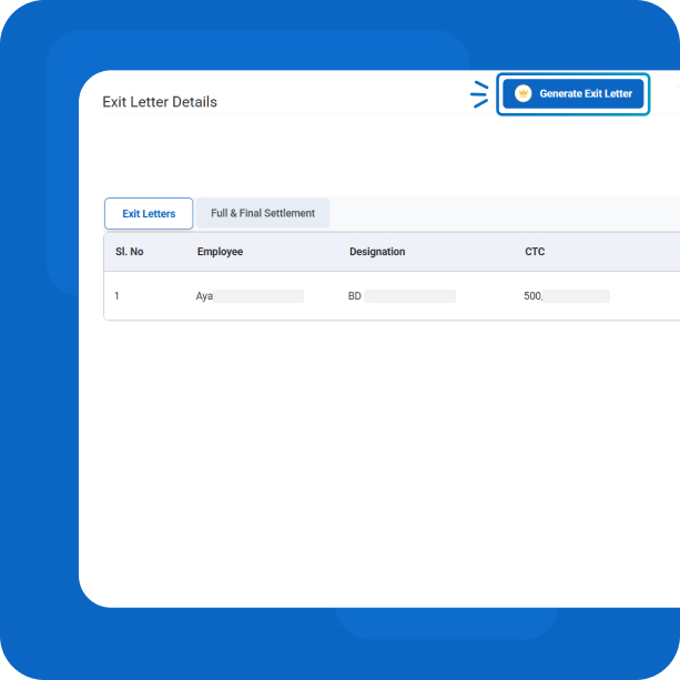 Employee Exit Dashboard